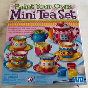 Brand New Paint your own Mini Tea Set Ages 8+